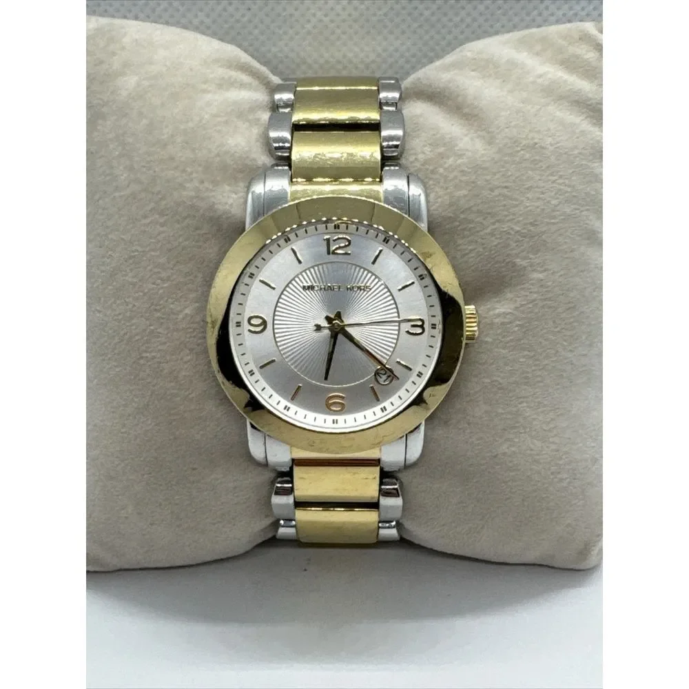 Michael Kors Janey MK3487 Men Two-Tone Stainless Steel Analog Dial Watch JNA764